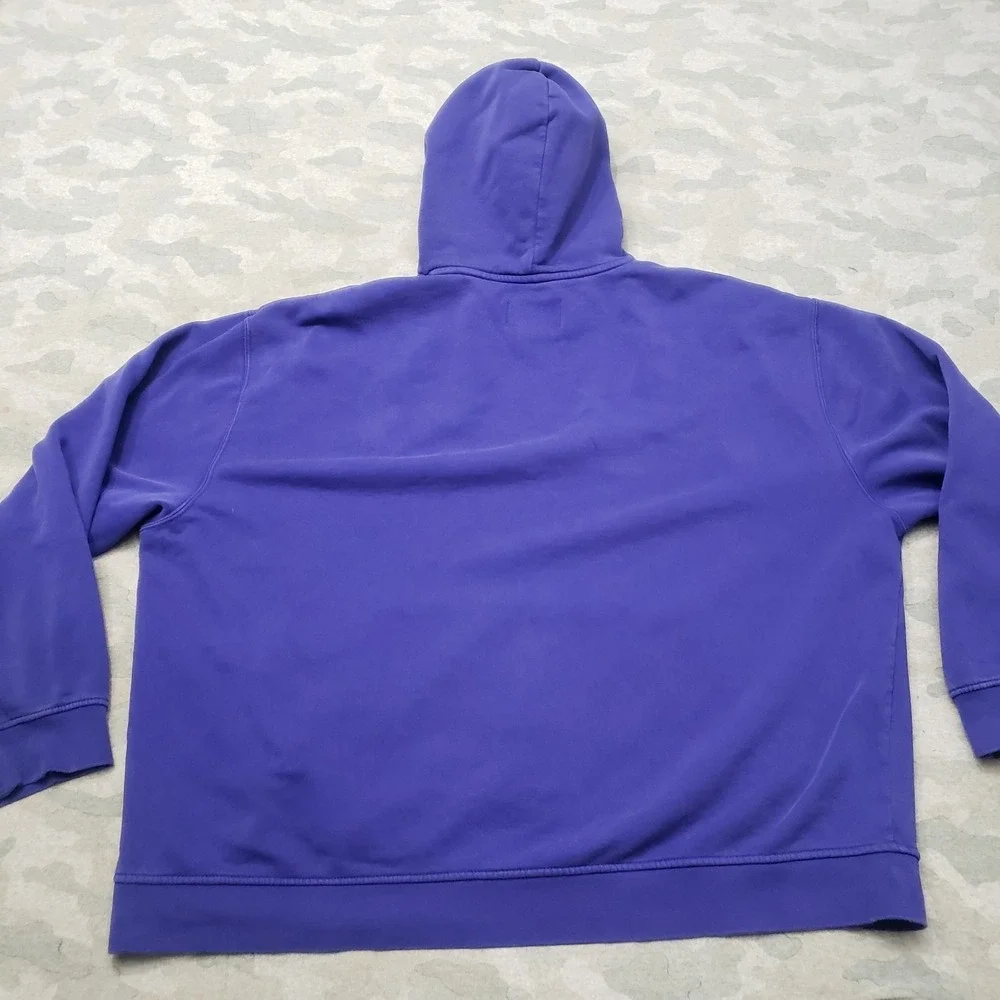 Air Jordan Sweatshirt Mens 2XL‎ Blue Pullover Hoodie Pocket Long Sleeve
